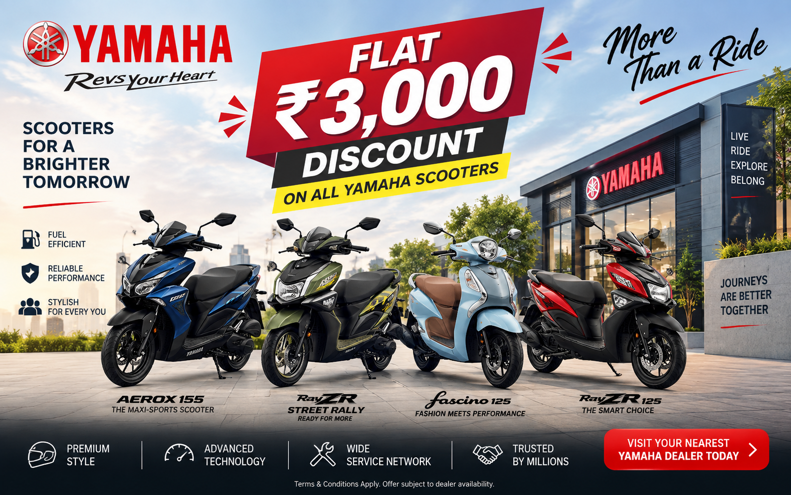 YAMAHA Scooters 