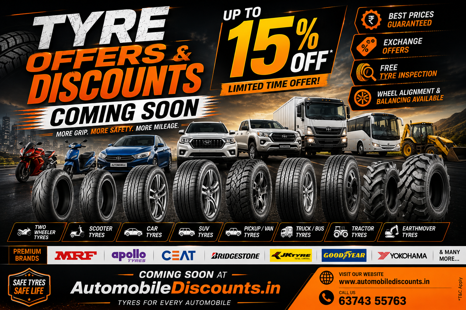 OFFER ON TYRES